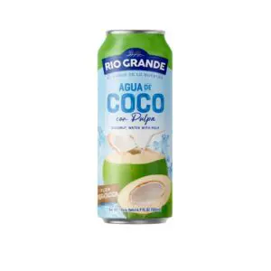 coconut water in can