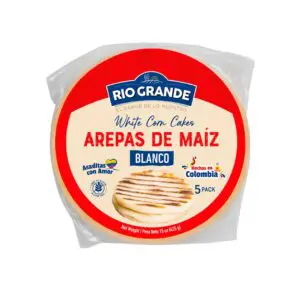 Arepas de Maíz Blanco Congeladas