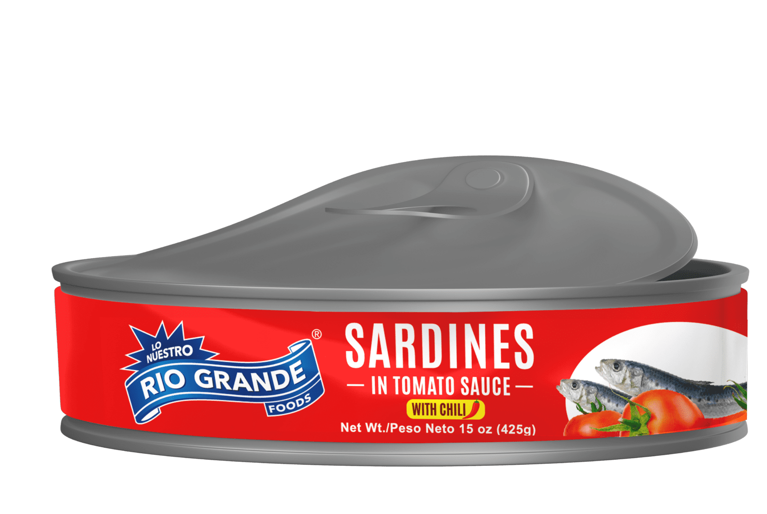 Sardine Espanola in Hot Tomato Sauce Rio Grande Foods
