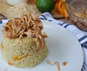 Chicken with Parboiled Rice