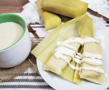 Corn Tamal with Atole