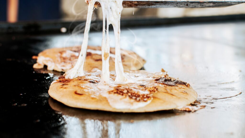 Pupusas de El Salvador Plato Centroamericano